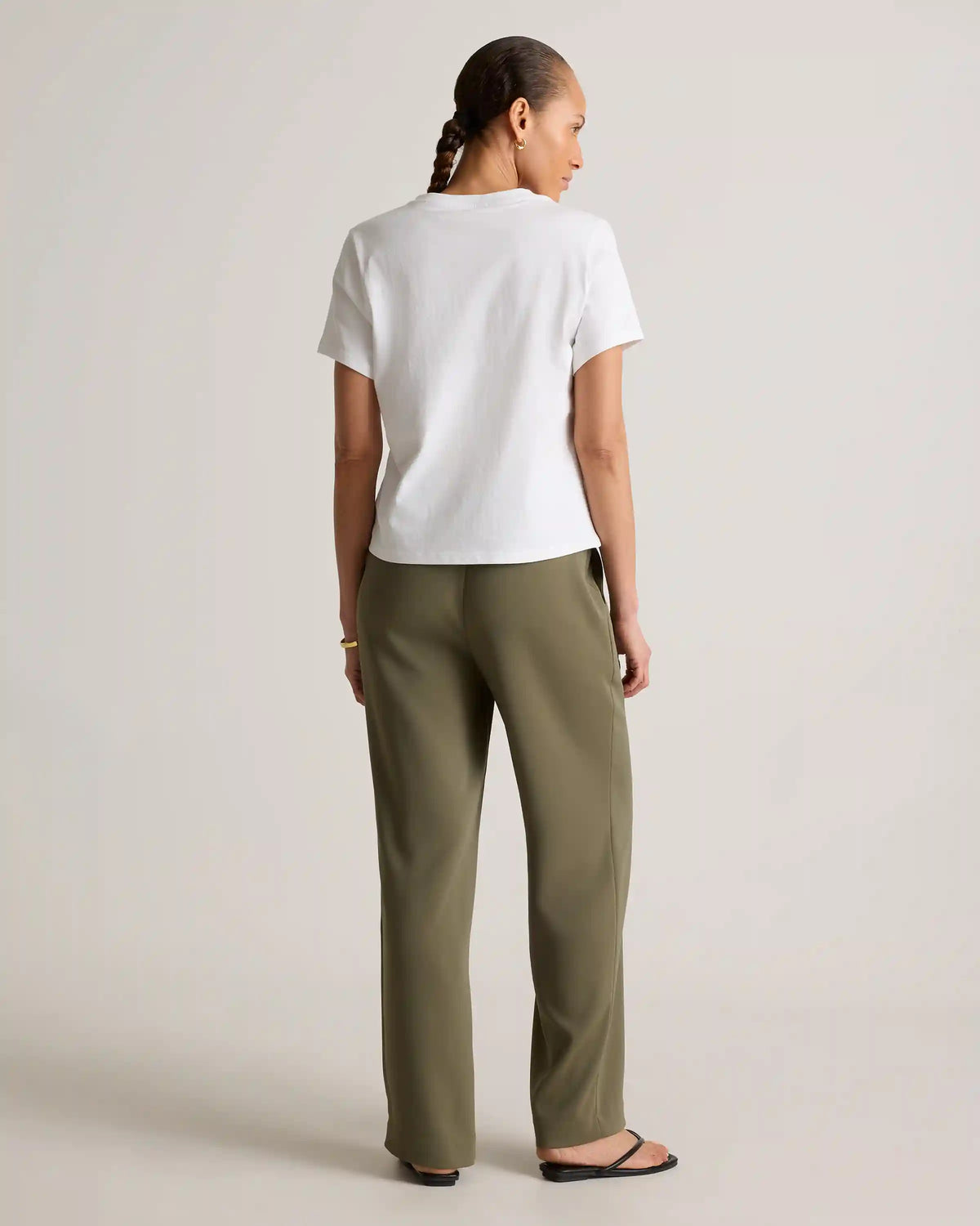 100% Organic Cotton Boxy V-Neck Tee (3-Pack)