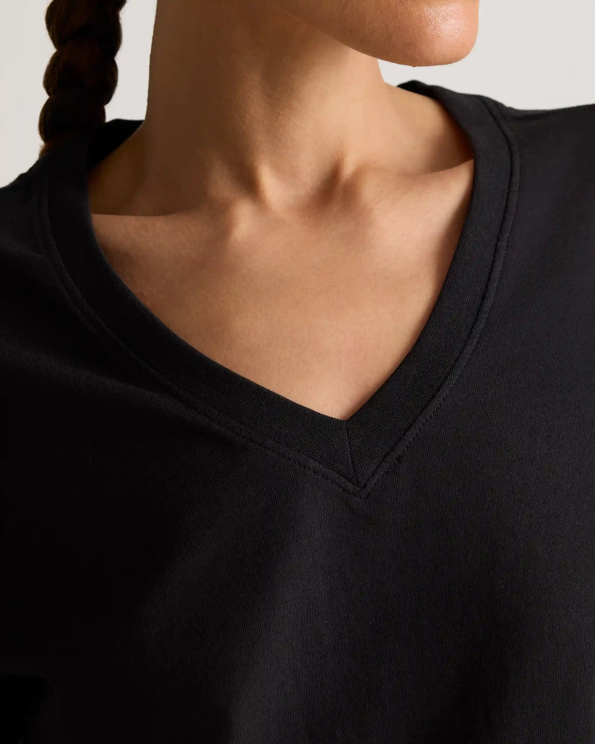 100% Organic Cotton Boxy V-Neck Tee (3-Pack)
