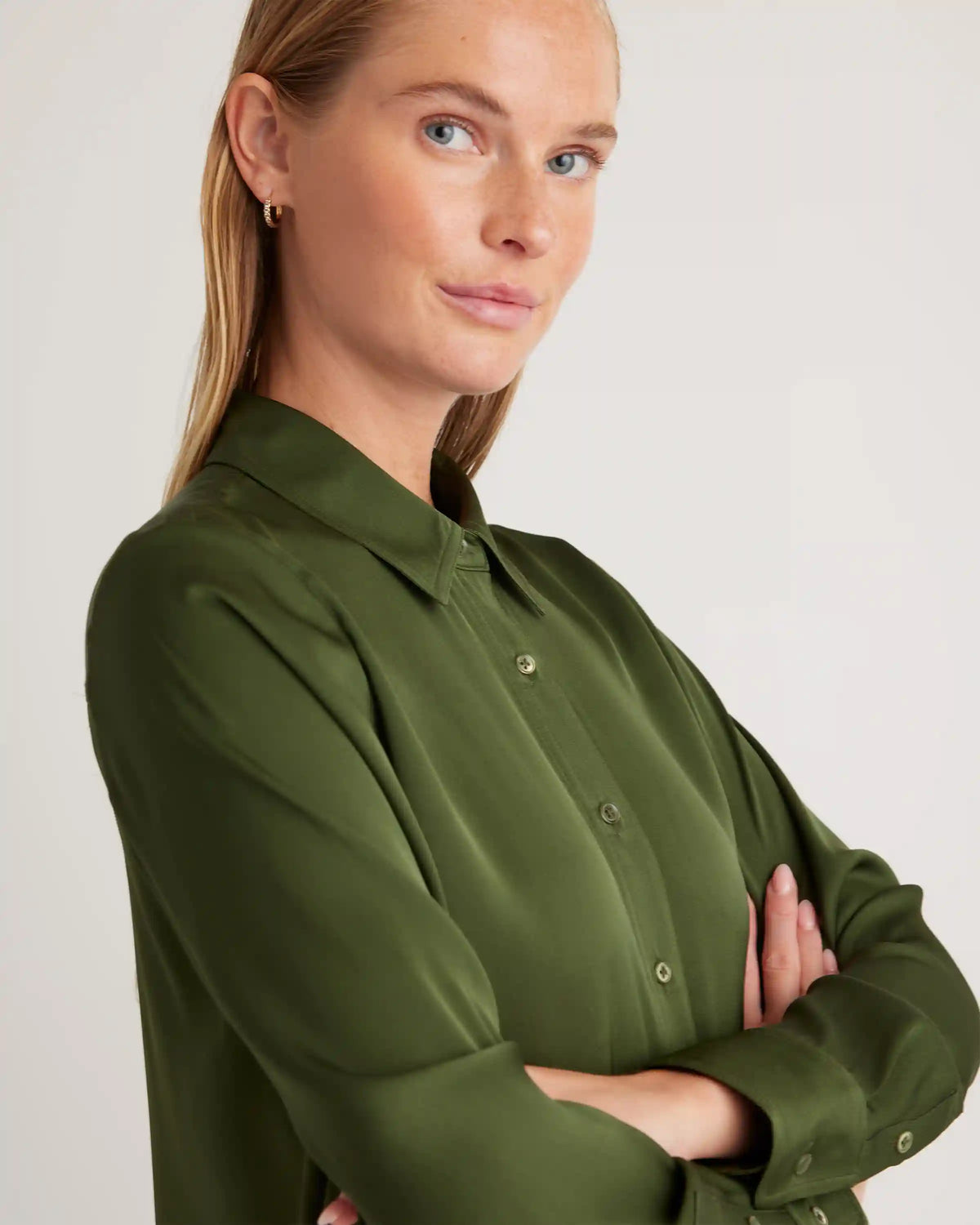 Washable Stretch Silk Blouse