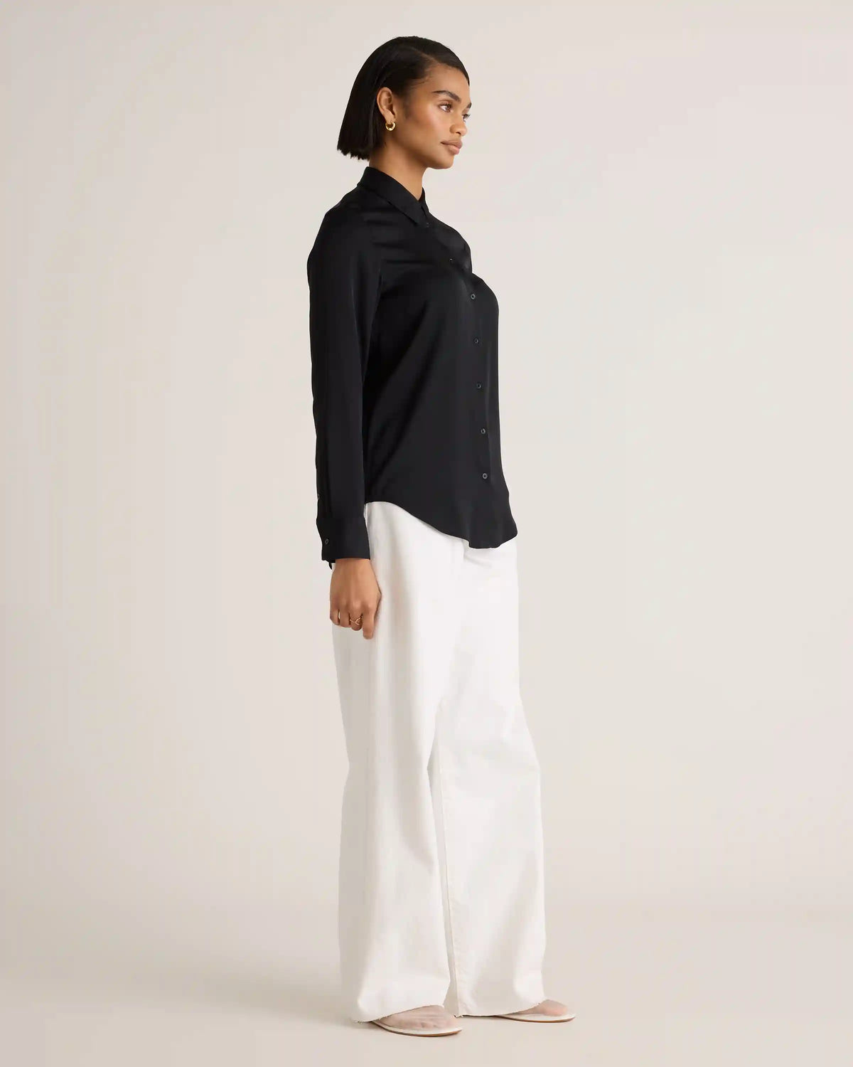 Washable Stretch Silk Blouse