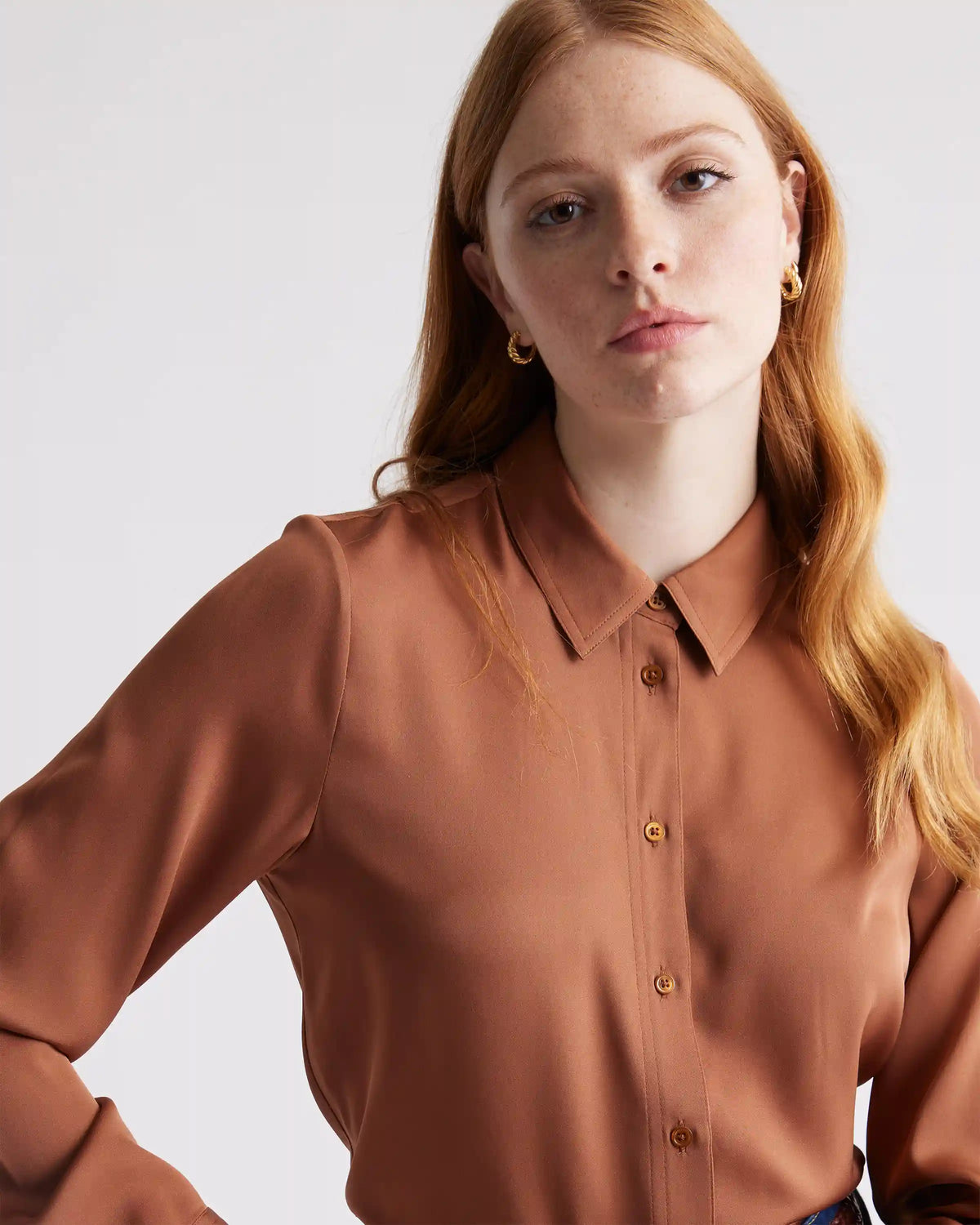 Washable Stretch Silk Blouse
