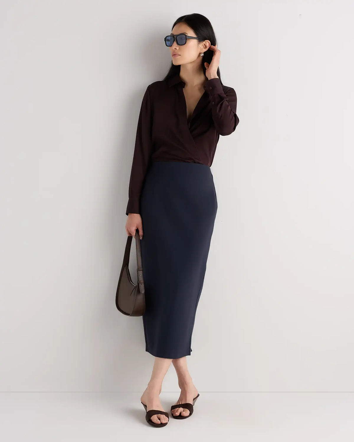 Washable Stretch Silk Blouse