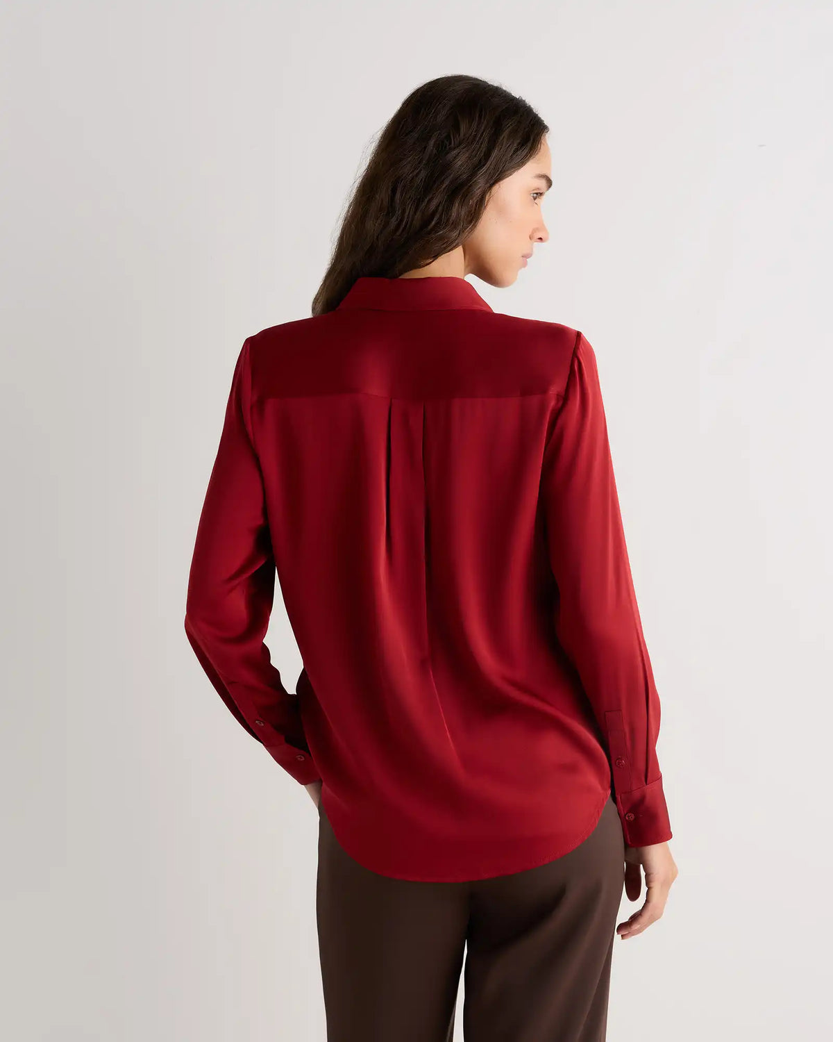Washable Stretch Silk Blouse