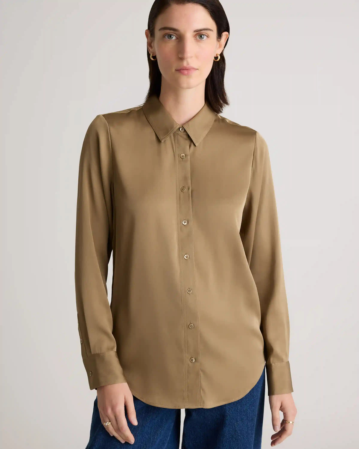 Washable Stretch Silk Blouse