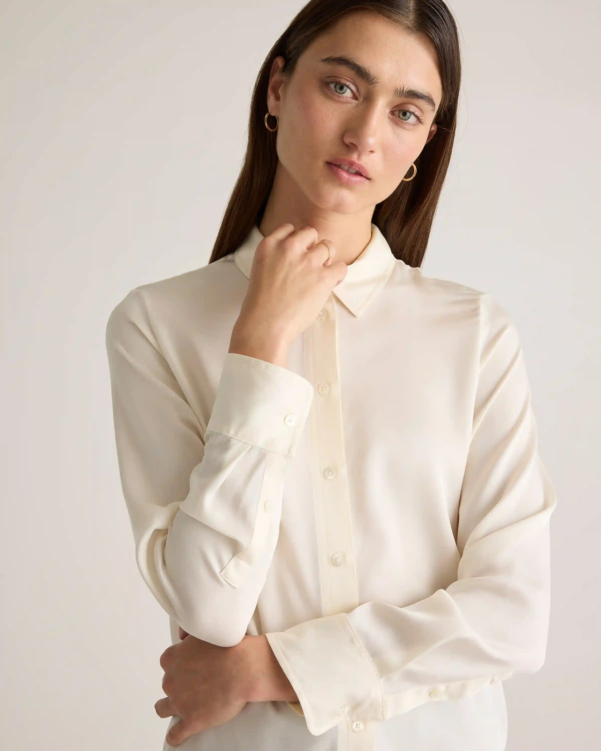 Washable Stretch Silk Blouse