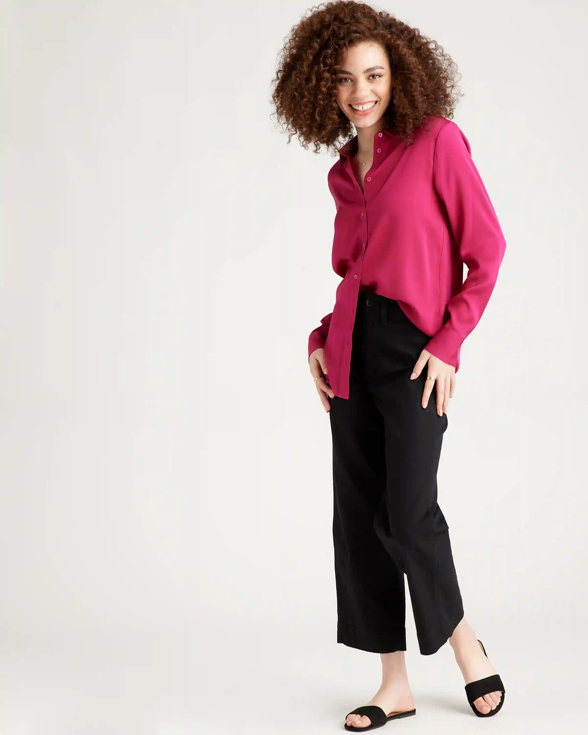 Washable Stretch Silk Blouse