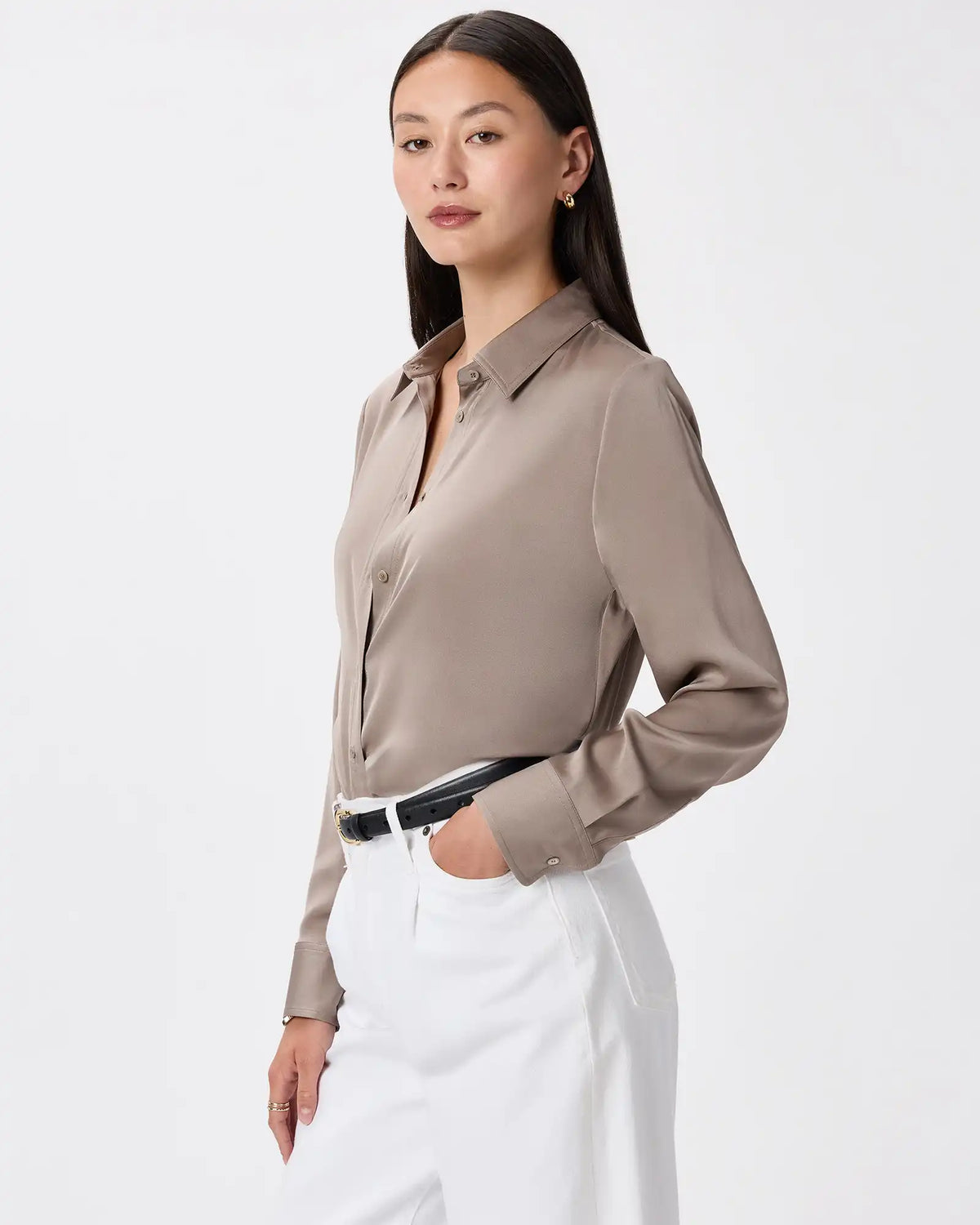Washable Stretch Silk Blouse