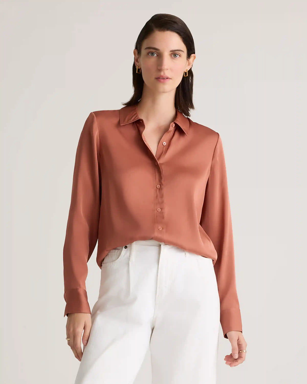 Washable Stretch Silk Blouse