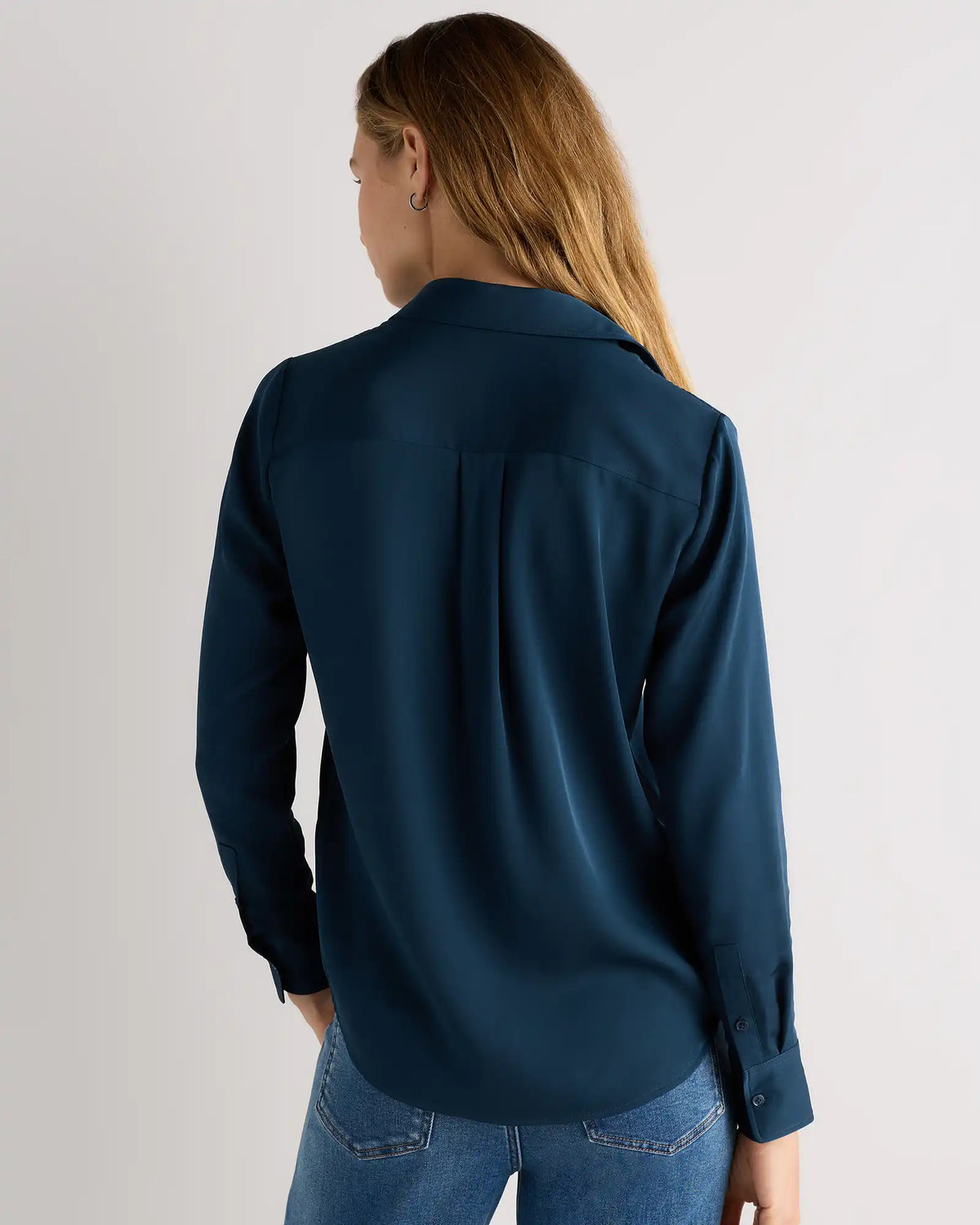 Washable Stretch Silk Blouse