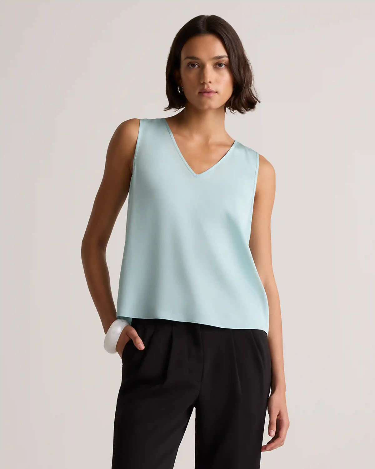 Washable Stretch Silk Tank