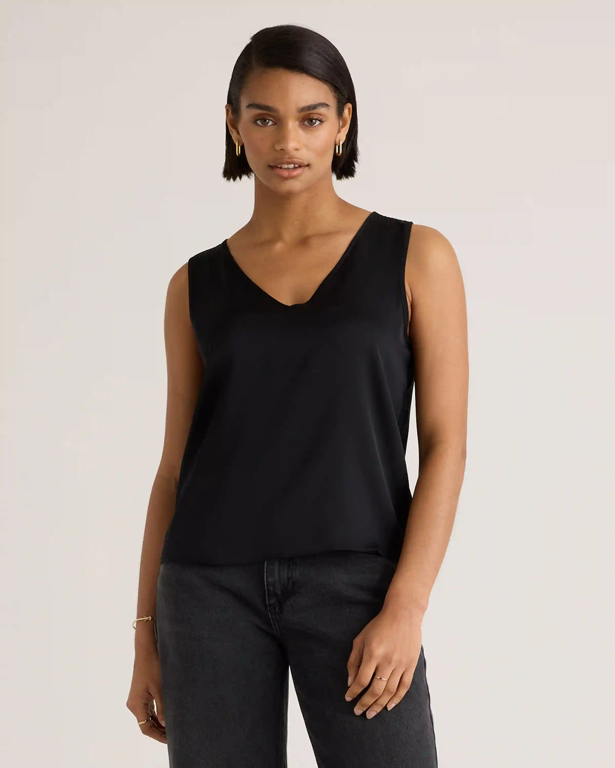 Washable Stretch Silk Tank