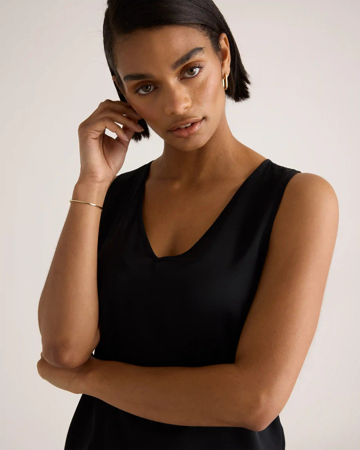 Washable Stretch Silk Tank
