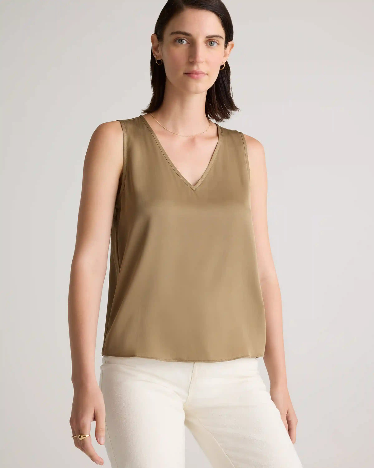 Washable Stretch Silk Tank