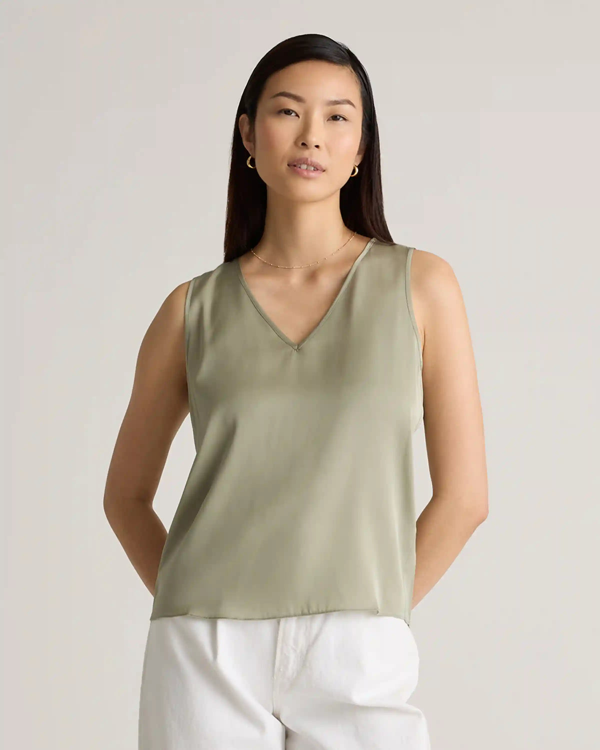 Washable Stretch Silk Tank