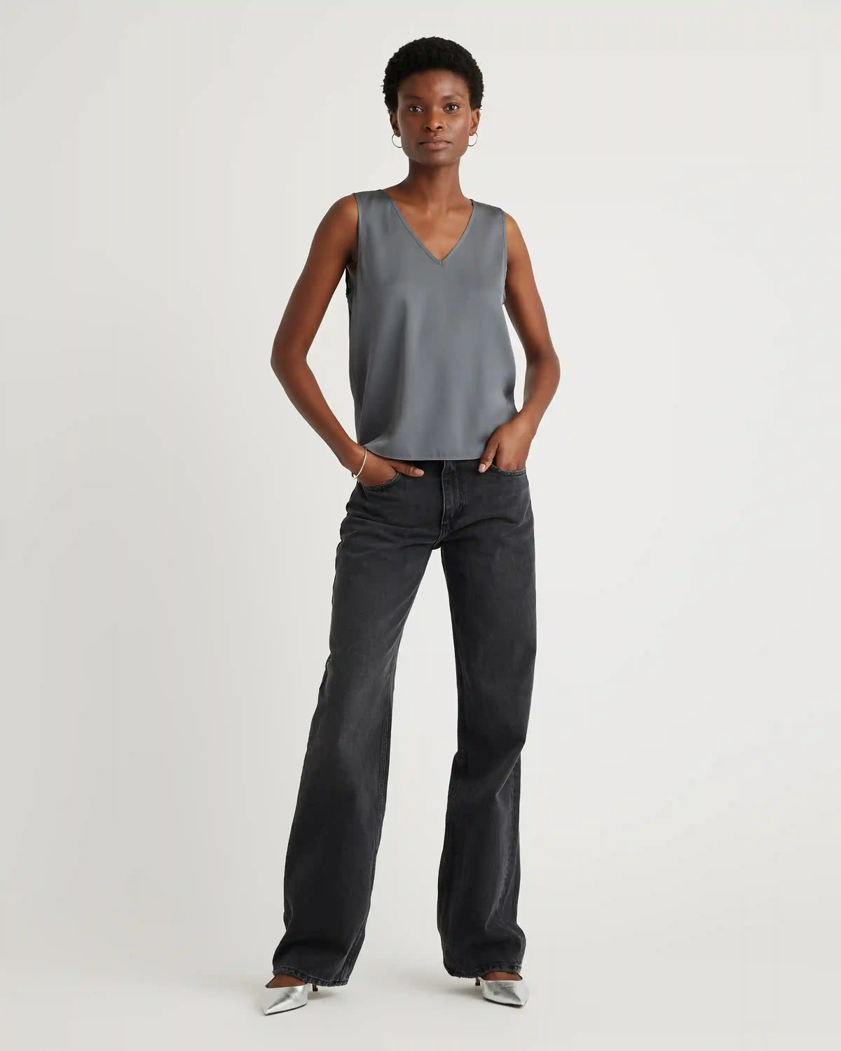Washable Stretch Silk Tank
