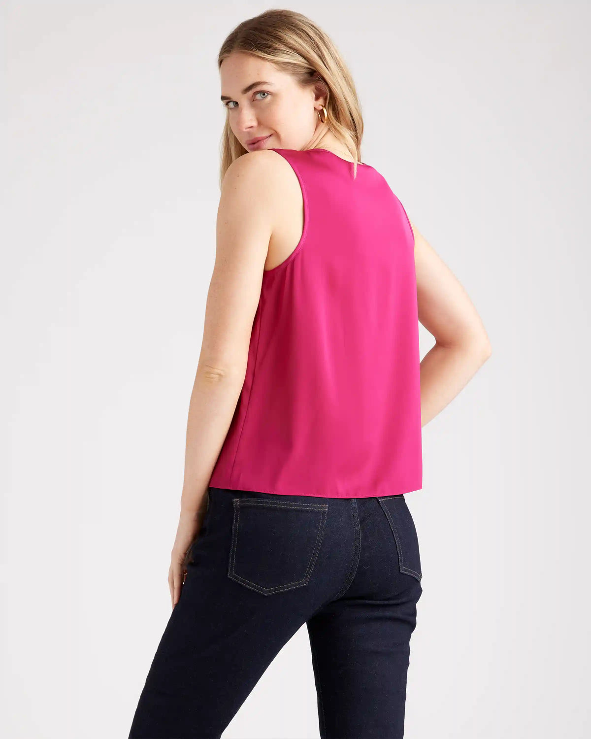 Washable Stretch Silk Tank