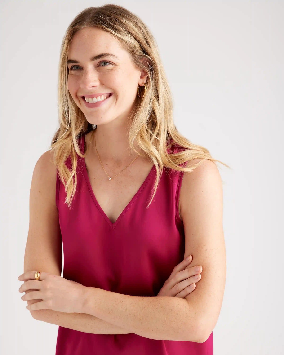 Washable Stretch Silk Tank