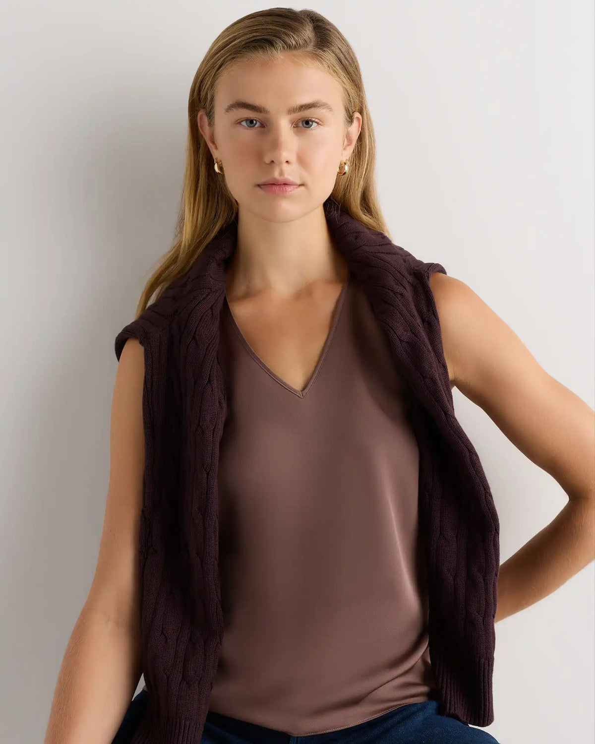 Washable Stretch Silk Tank
