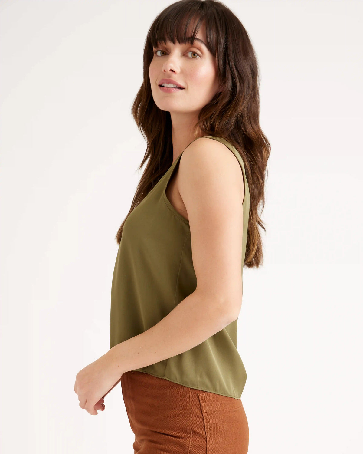 Washable Stretch Silk Tank