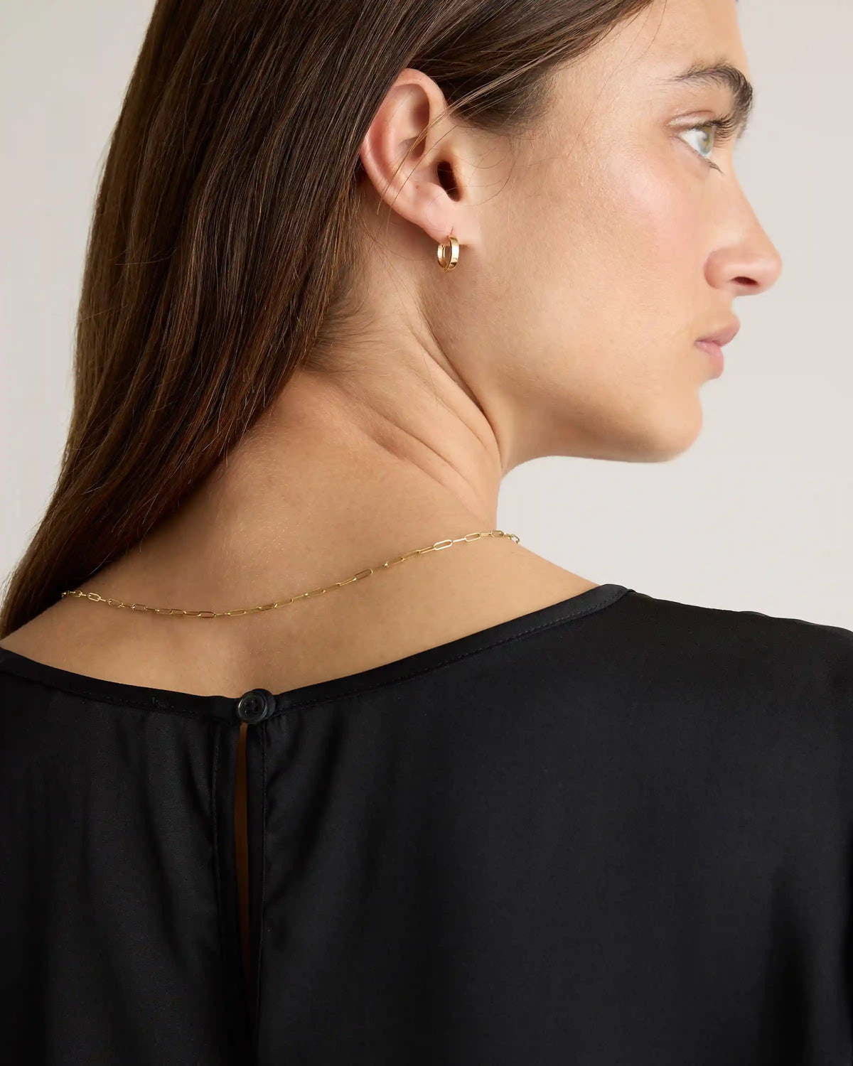 Washable Stretch Silk Tee