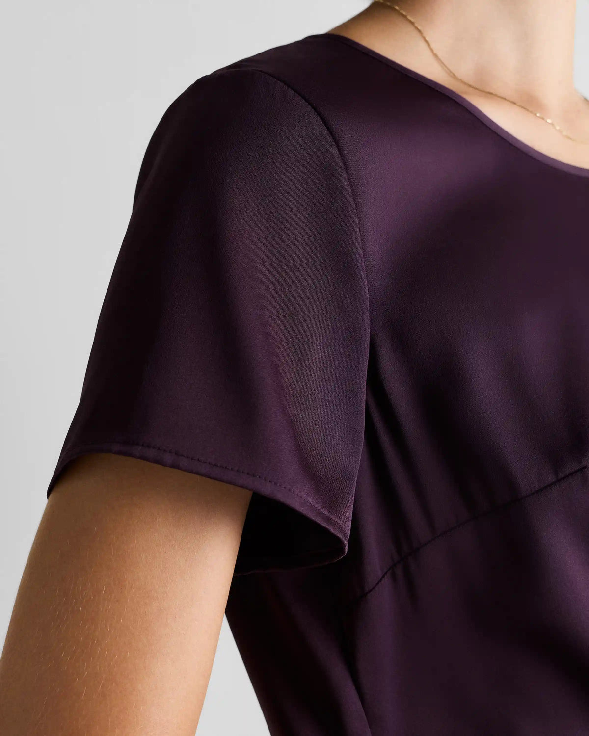 Washable Stretch Silk Tee