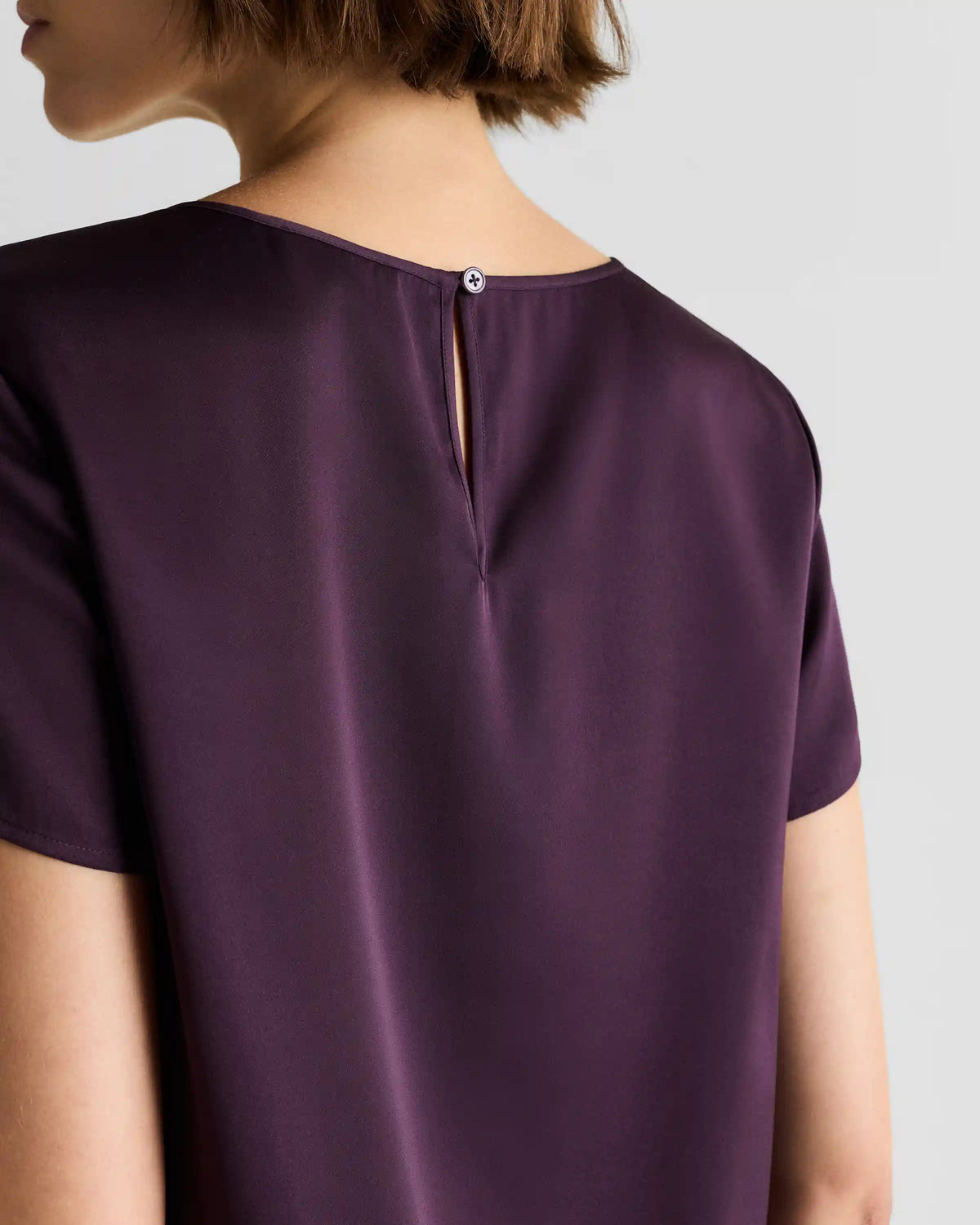Washable Stretch Silk Tee