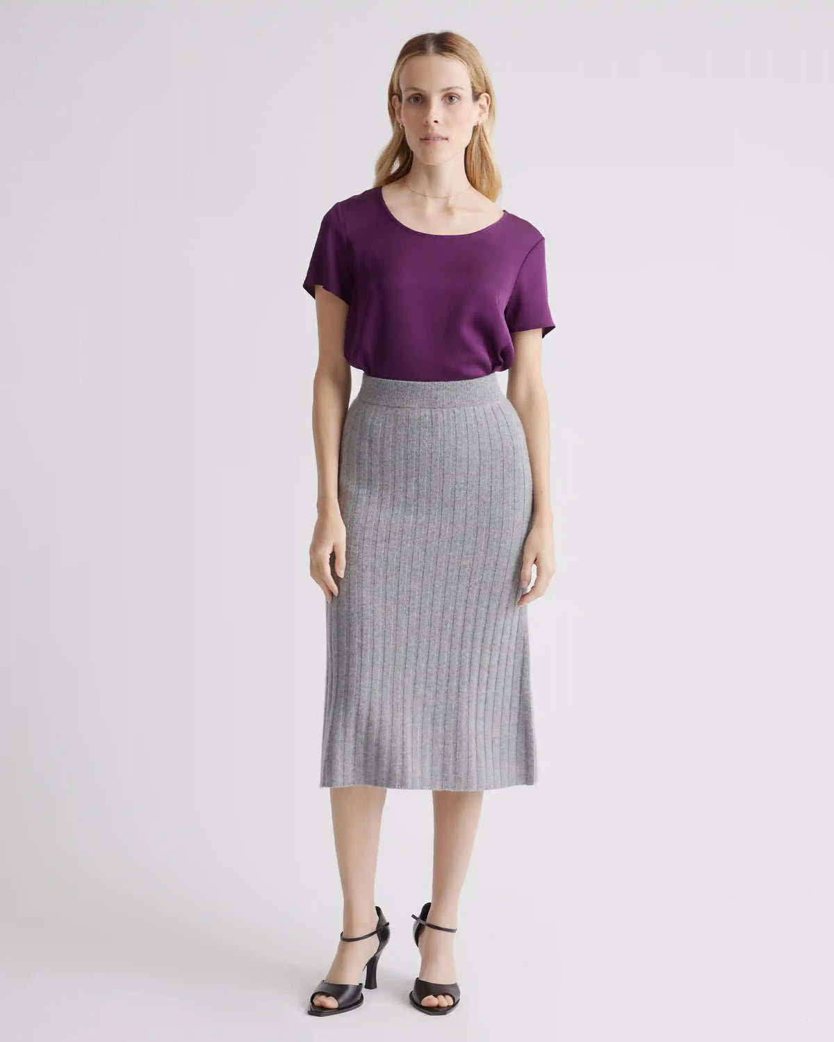 Washable Stretch Silk Tee