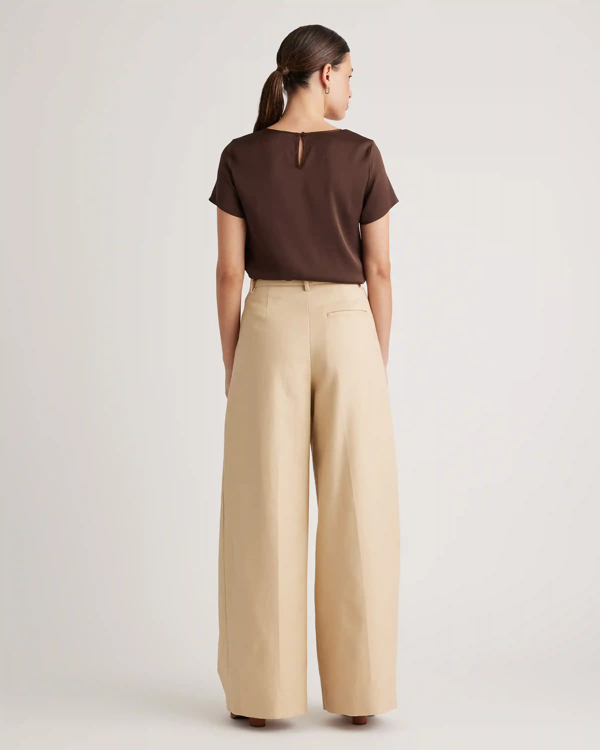 Washable Stretch Silk Tee