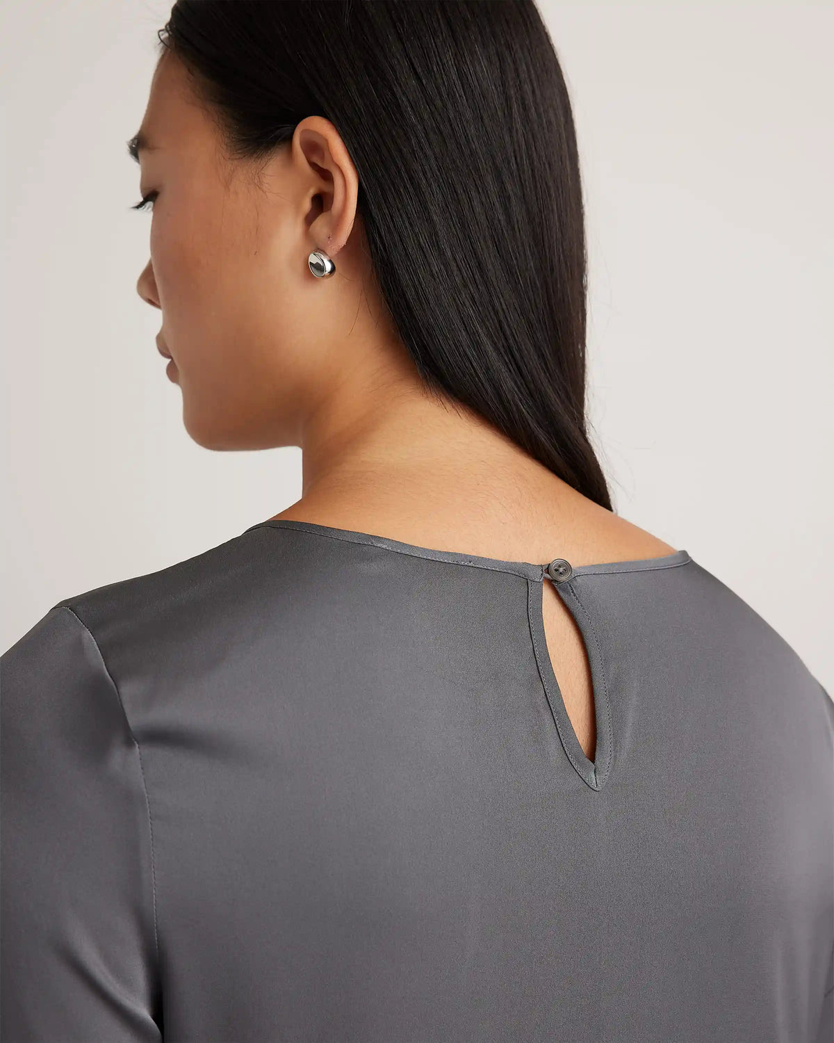 Washable Stretch Silk Tee