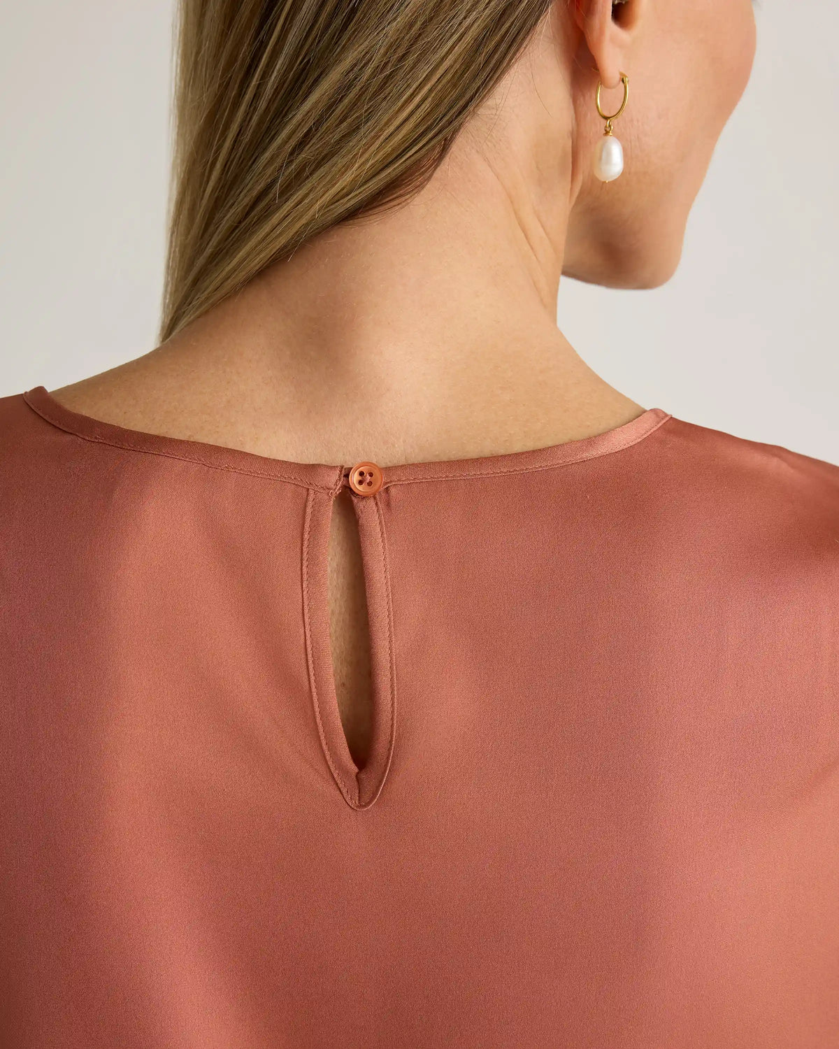 Washable Stretch Silk Tee