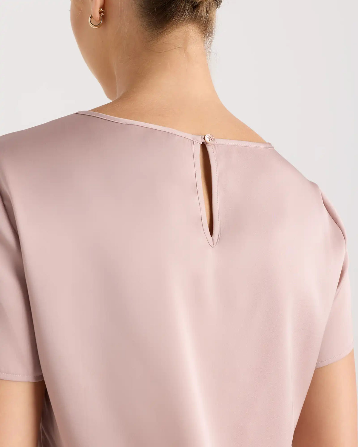 Washable Stretch Silk Tee