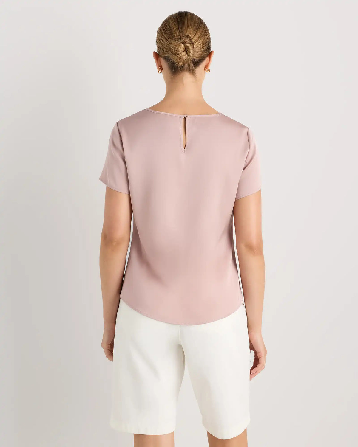 Washable Stretch Silk Tee