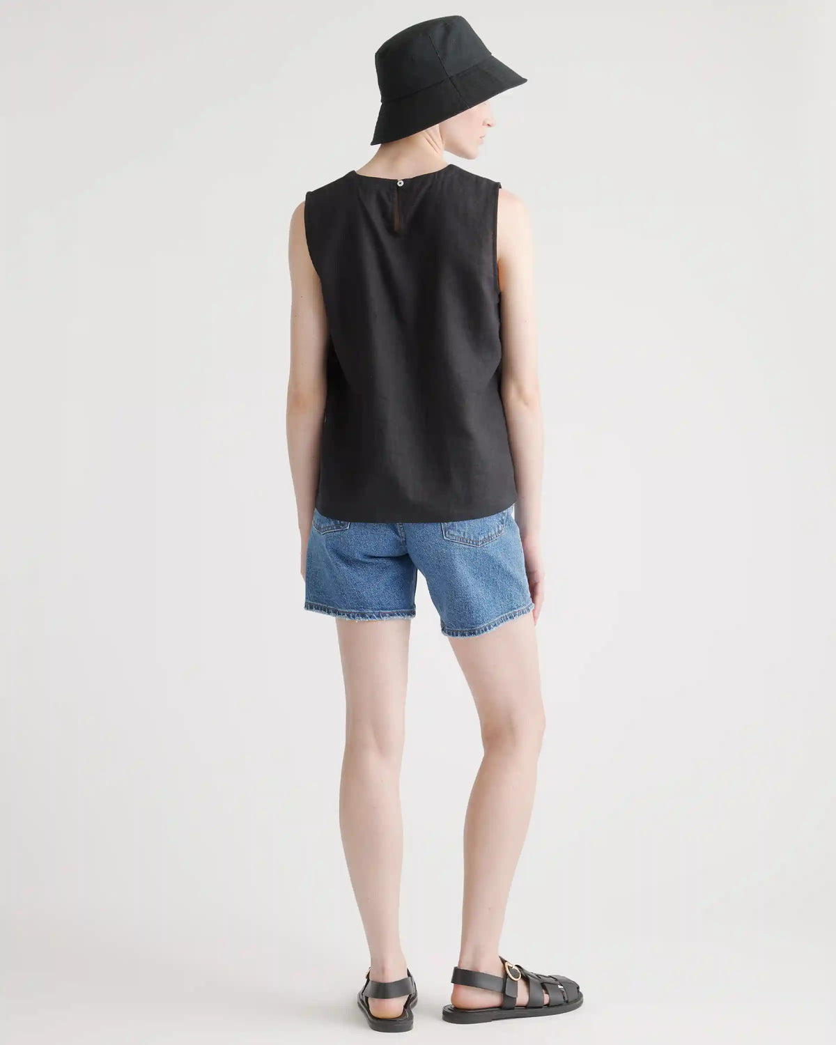100% European Linen Tank