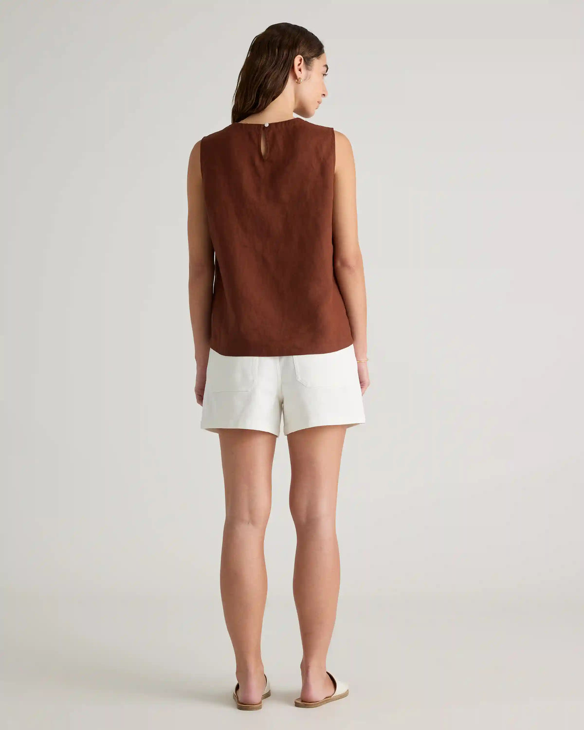 100% European Linen Tank