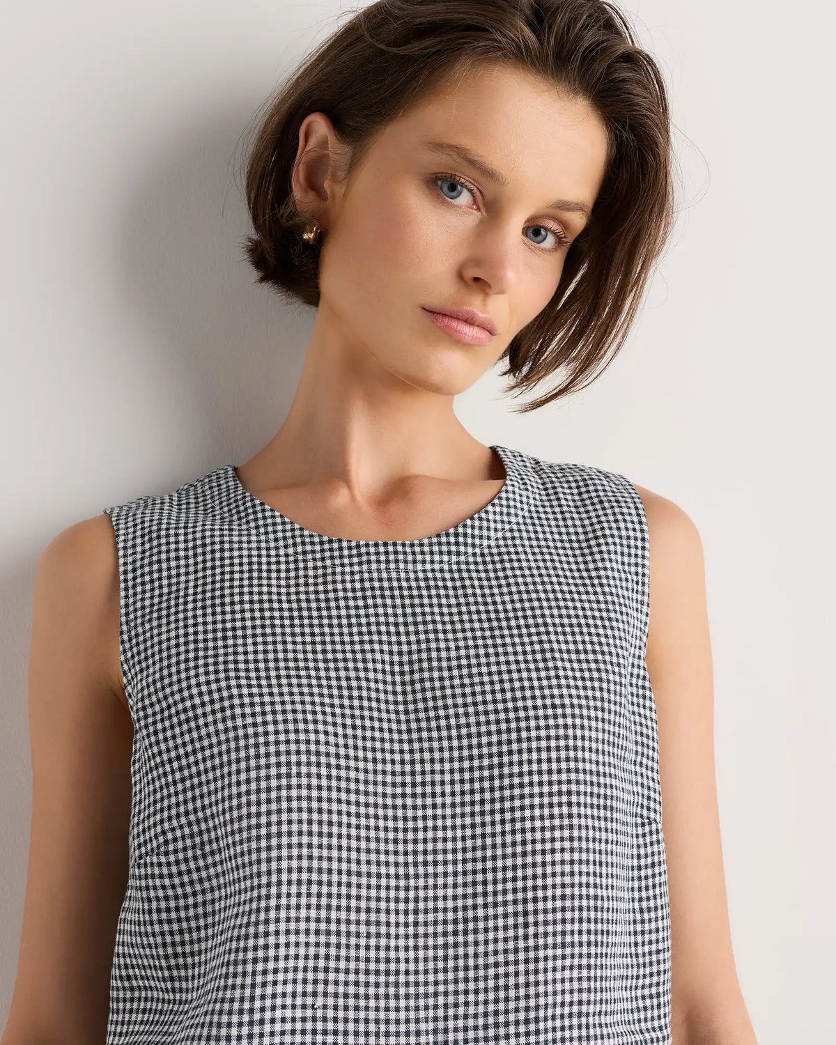 100% European Linen Tank