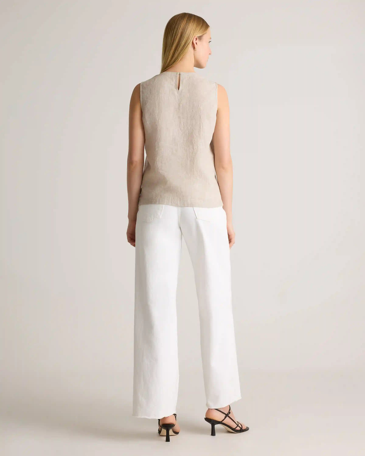 100% European Linen Tank