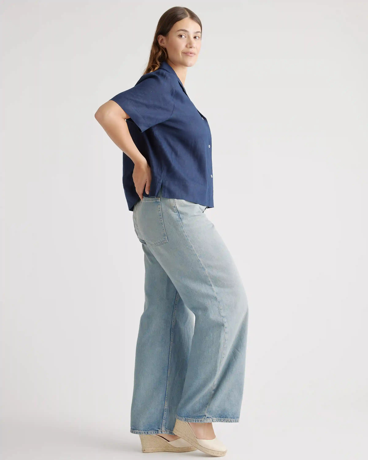 100% European Linen Short Sleeve Shirt