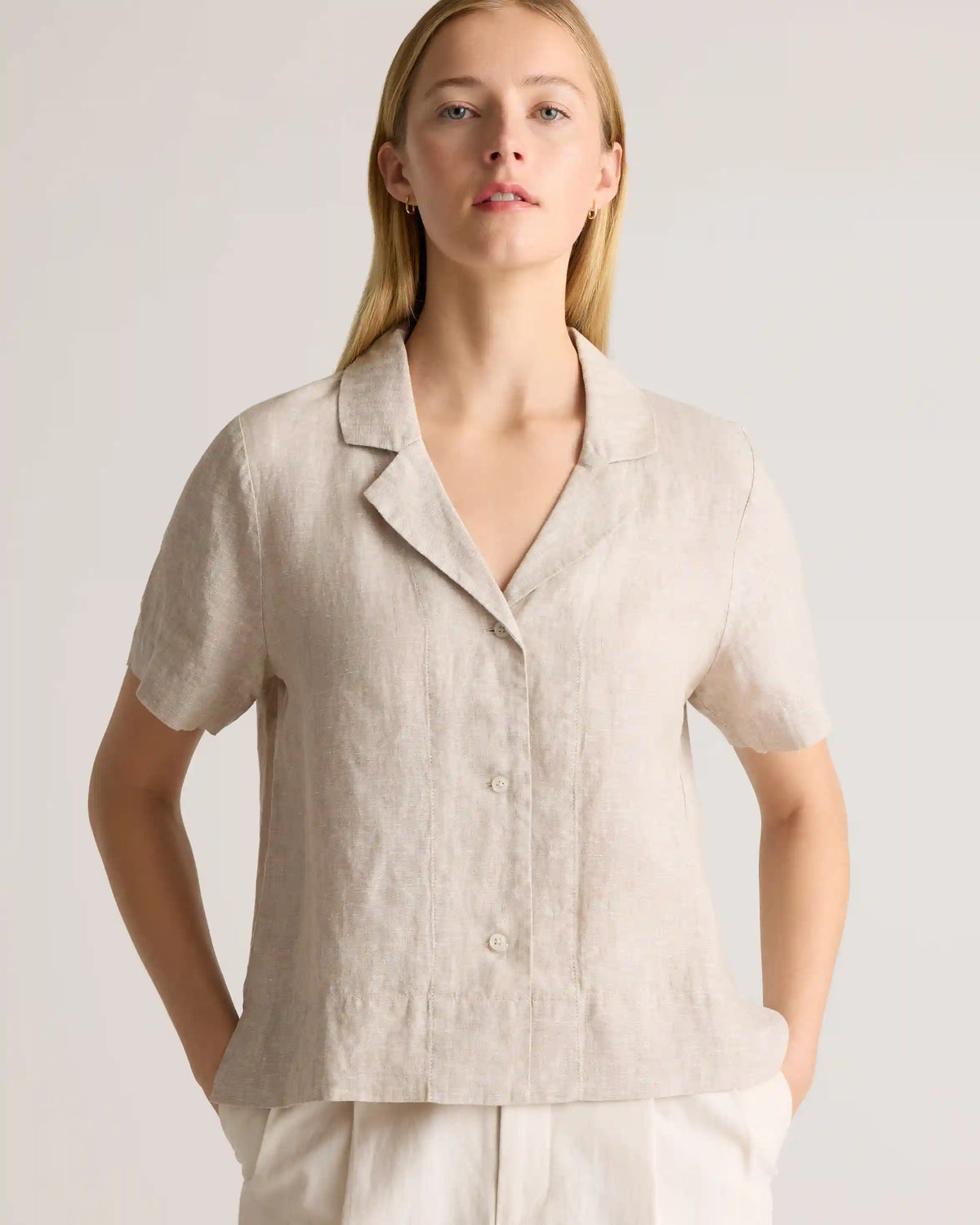 100% European Linen Short Sleeve Shirt