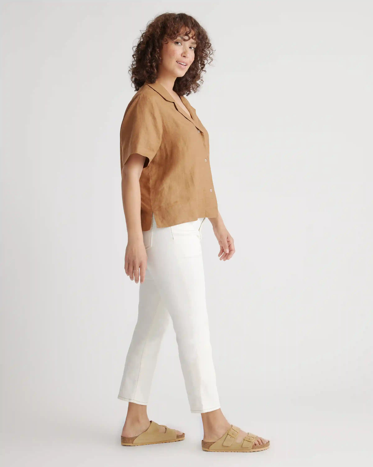 100% European Linen Short Sleeve Shirt