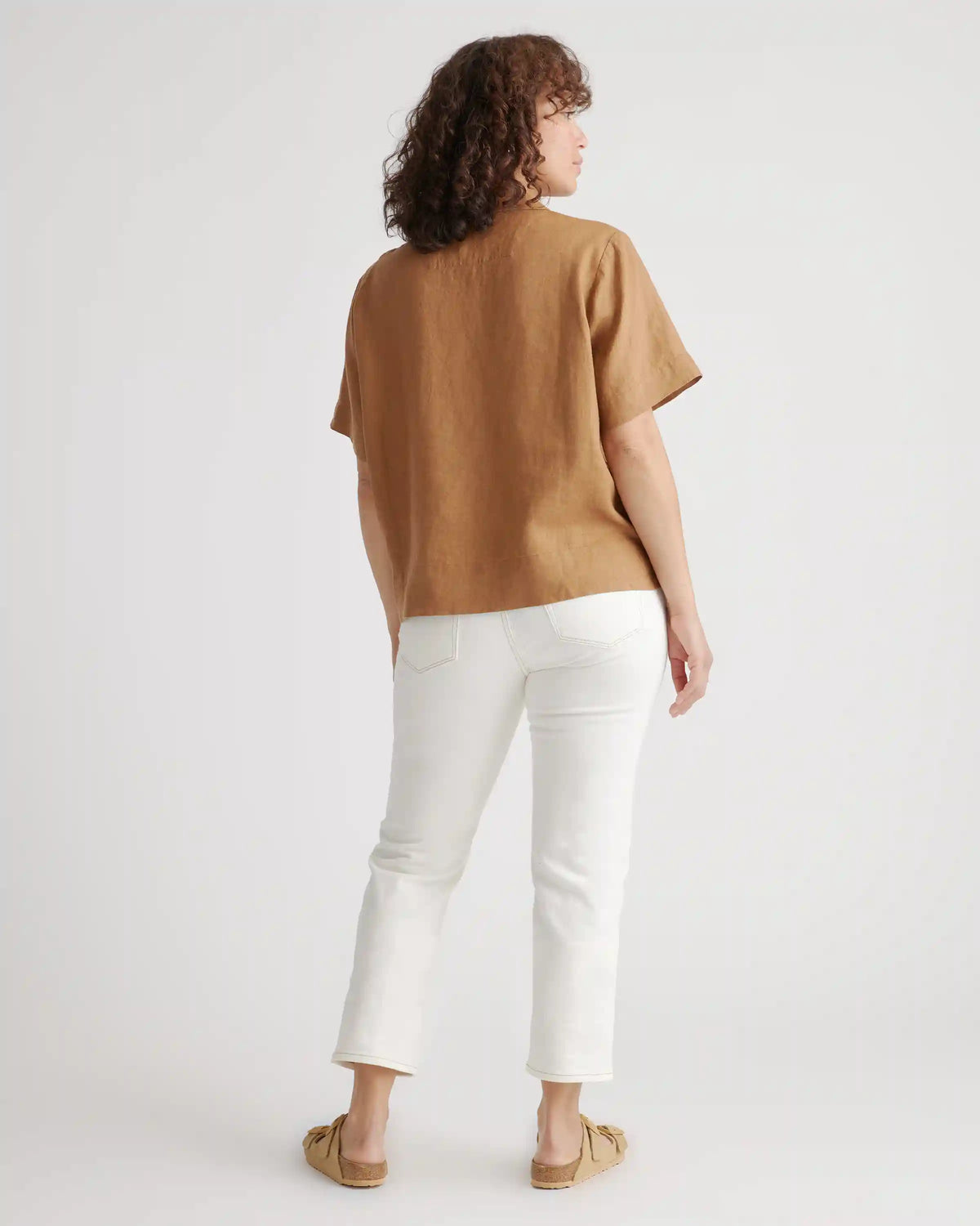 100% European Linen Short Sleeve Shirt