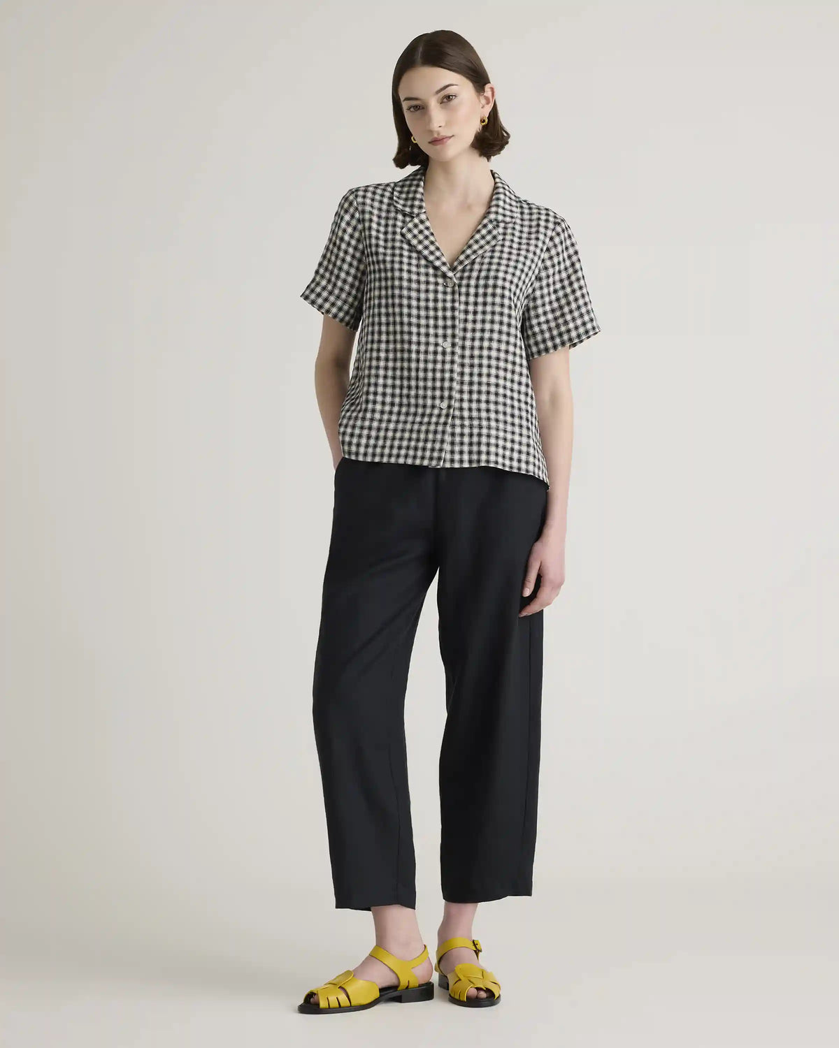 100% European Linen Short Sleeve Shirt