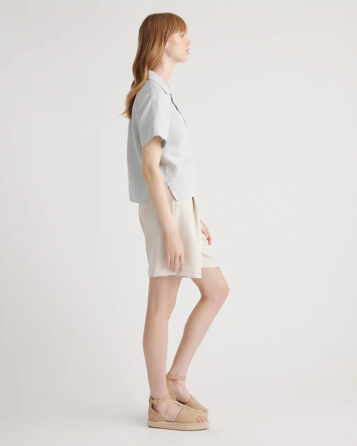 100% European Linen Short Sleeve Shirt