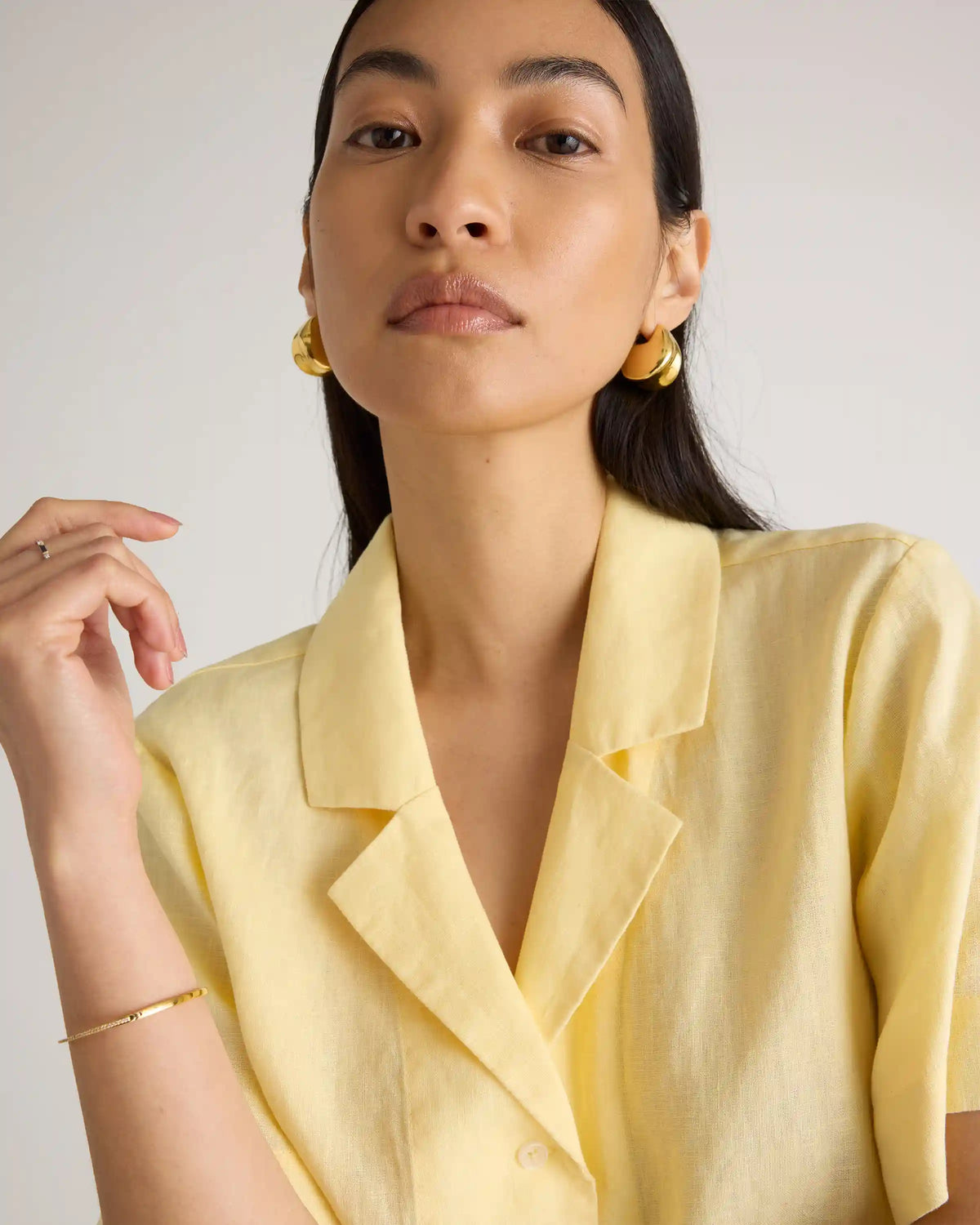 100% European Linen Short Sleeve Shirt