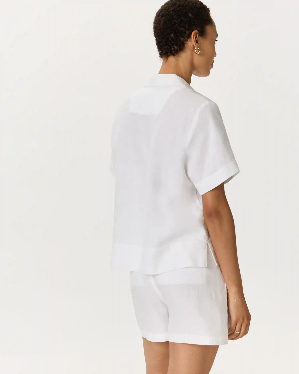 100% European Linen Short Sleeve Shirt