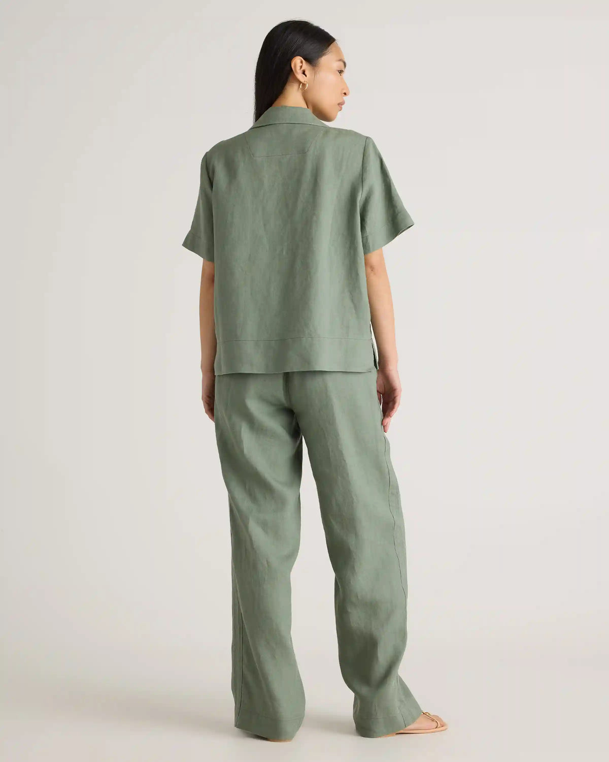 100% European Linen Short Sleeve Shirt