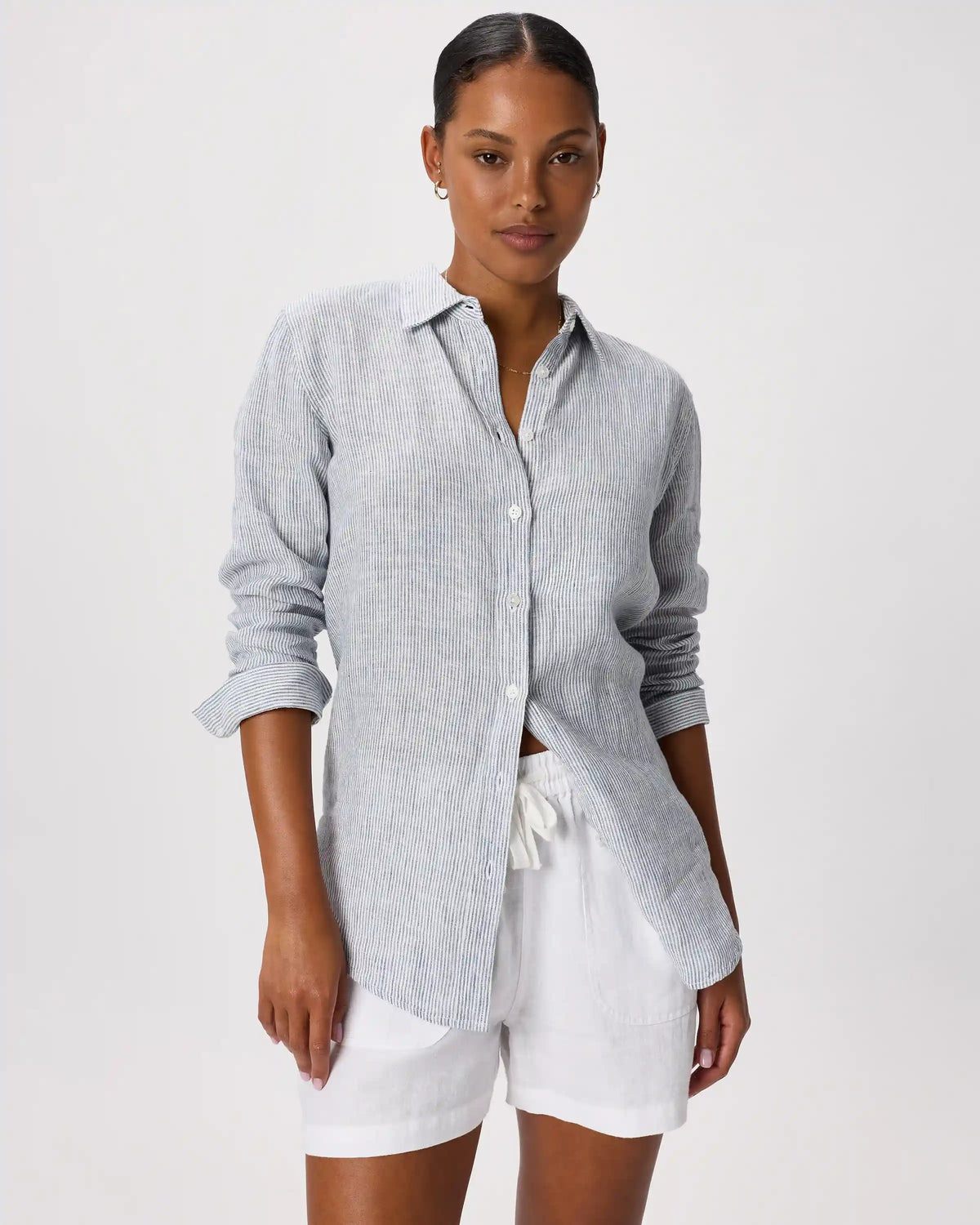 100% European Linen Long Sleeve Shirt