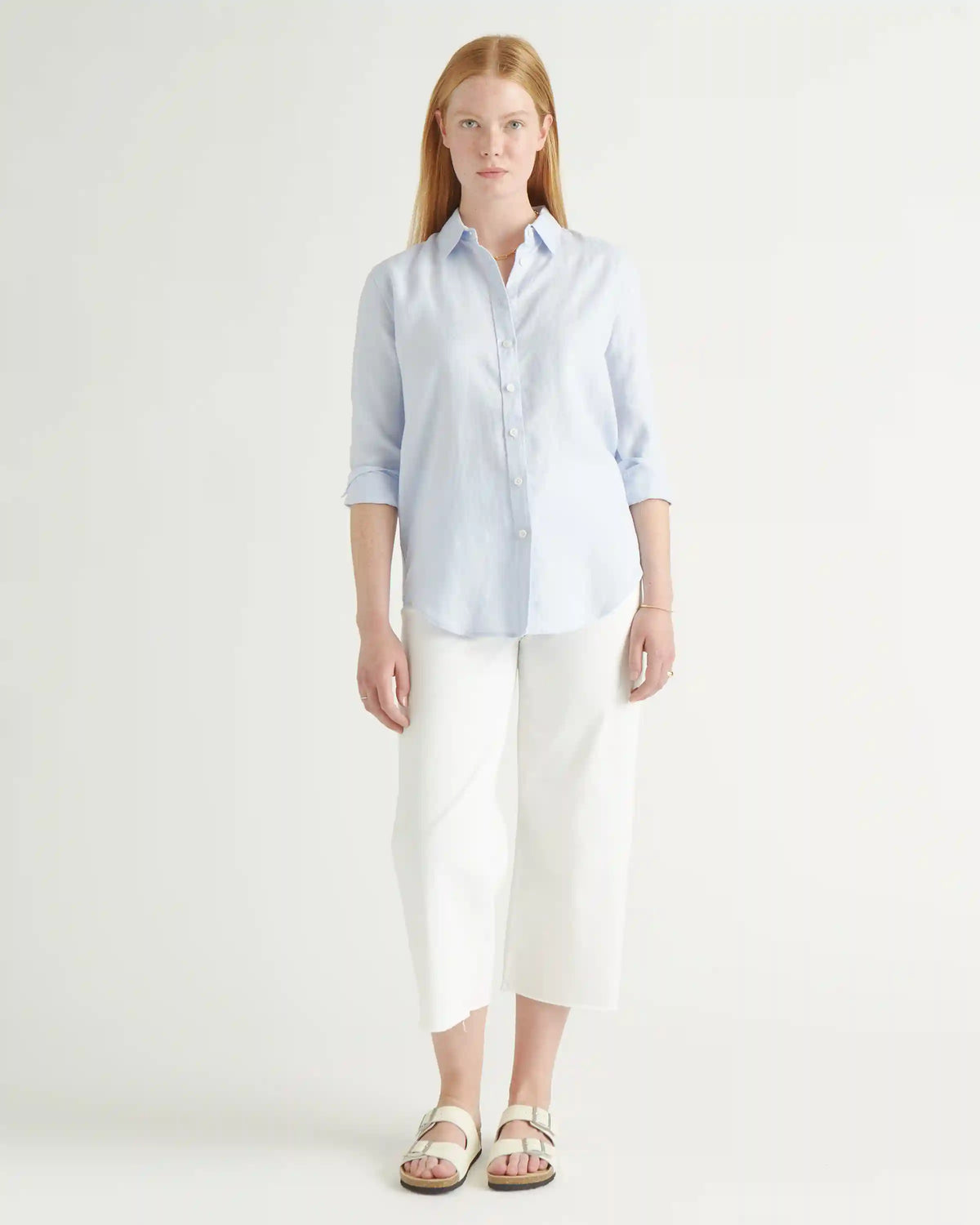 100% European Linen Long Sleeve Shirt