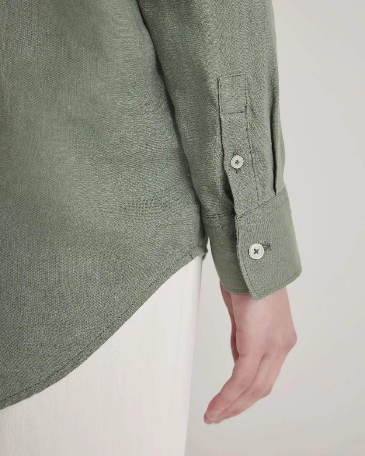 100% European Linen Long Sleeve Shirt