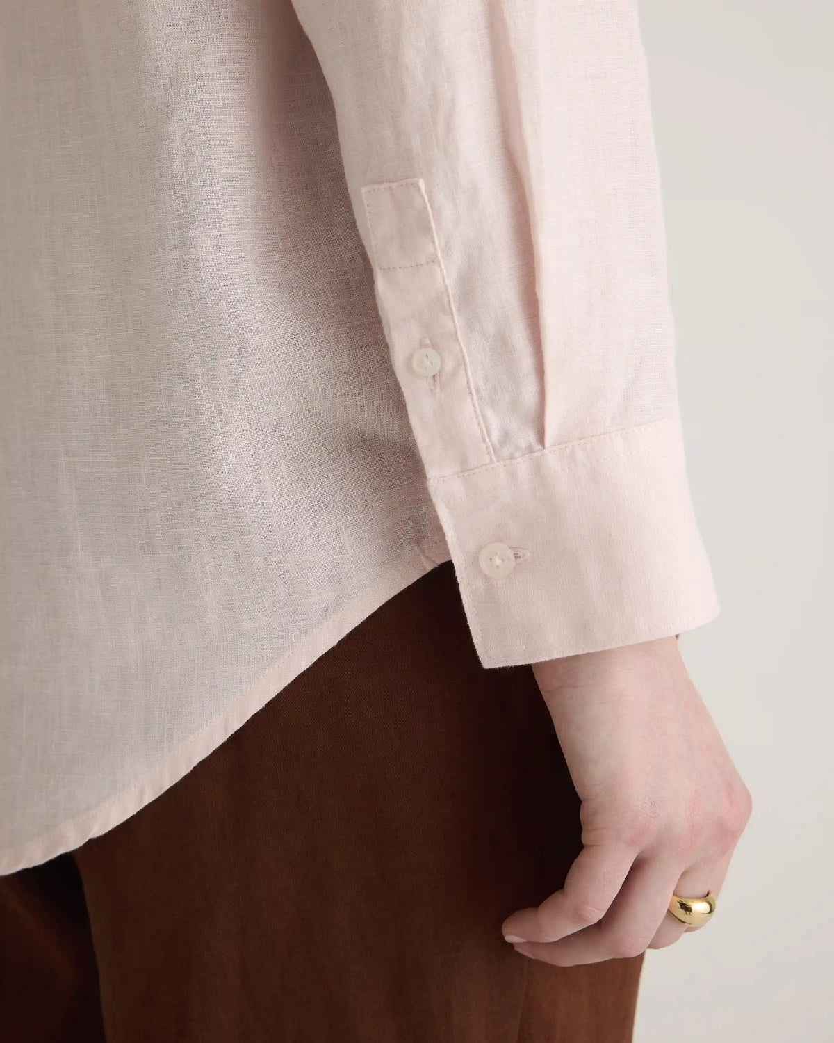 100% European Linen Long Sleeve Shirt
