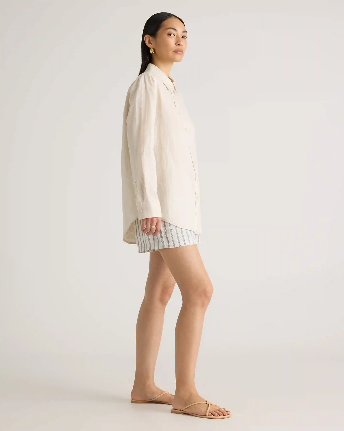 100% European Linen Long Sleeve Shirt